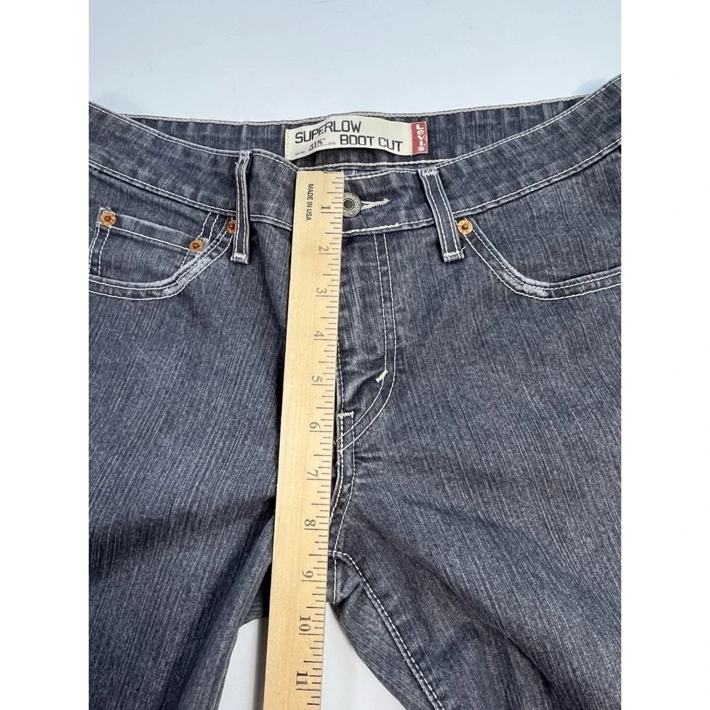 Levis 518 Superlow Bootcut Jeans Women's Size 7 / 30x31 Y2K Vintage Flare Preppy